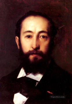 Jean Jacques Henner Painting - Portrait DHomme Jean Jacques Henner